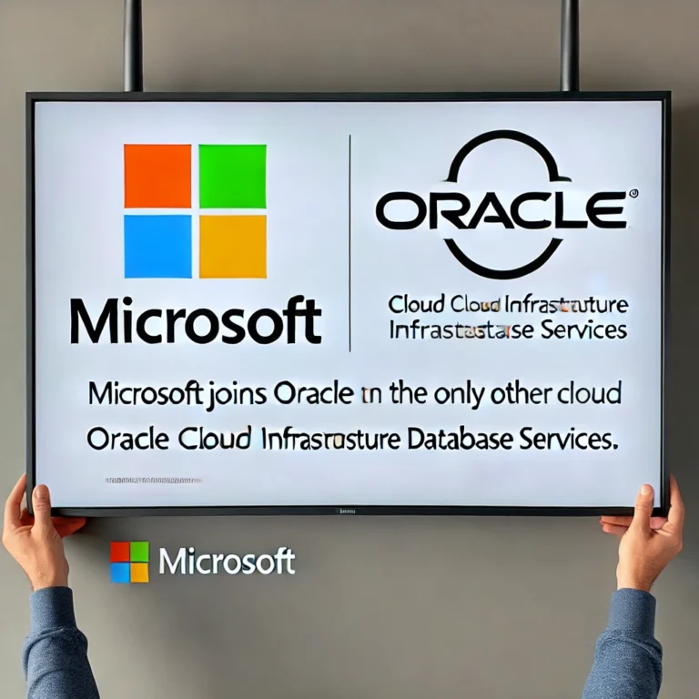 Microsoft and Oracle expand partnership to deliver Oracle Database Services